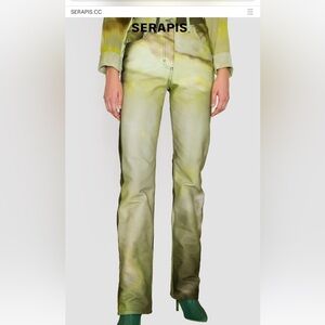 Lime Rust Jeans